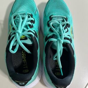 Saucony Women's Omni 20 Running Shoes - Teal and Black